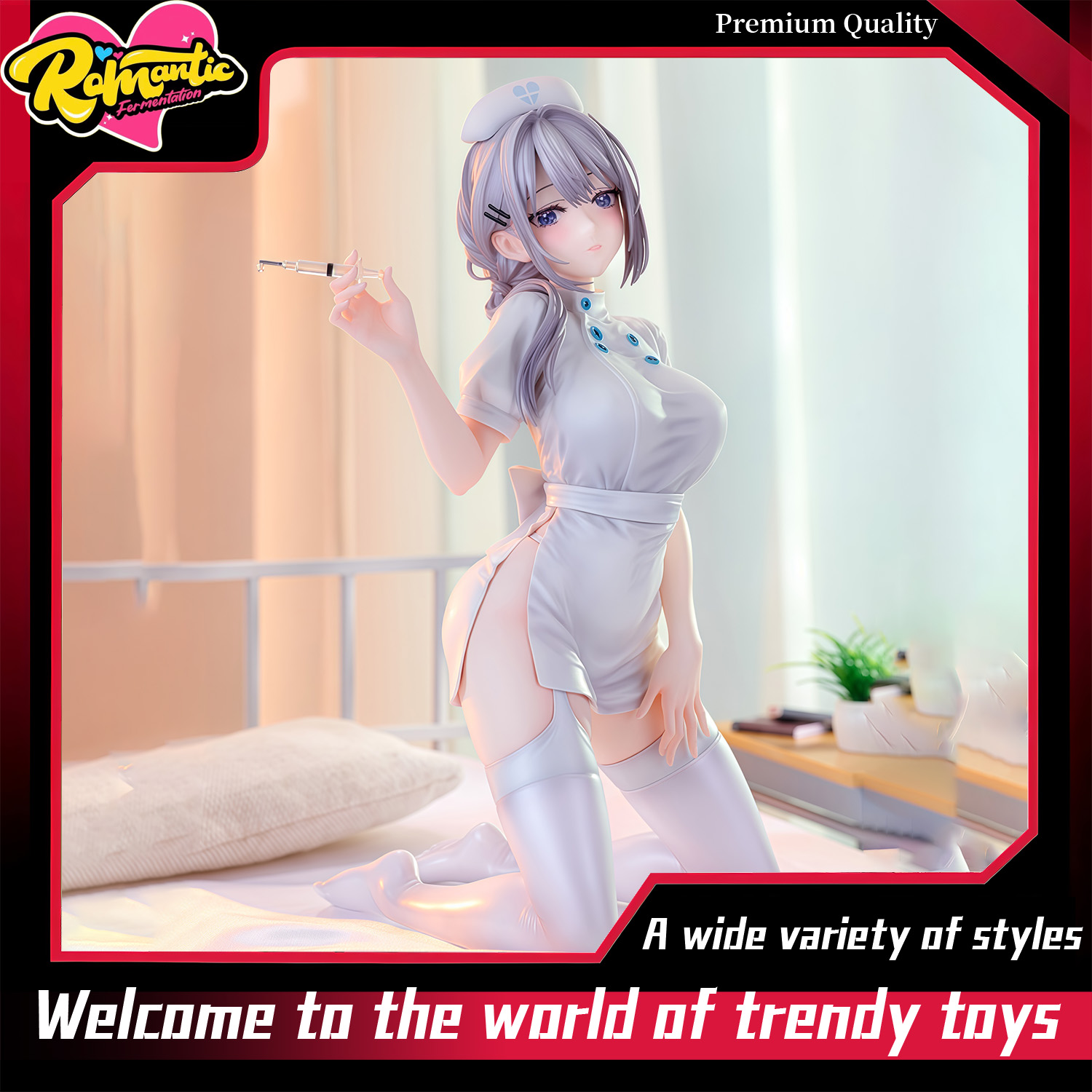 Popular Anime Merchandise - โมเดลฟิกเกอร์อนิเมะฮายาซากุระ ของเล่นสุดฮิต รูปปั้น ของสะสม ของตกแต่งโต๊ะ ของขวัญวันเกิด